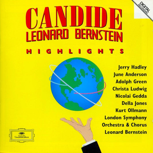 Leonard Bernstein / London Symphony Orchestra & London Symphony Chorus ‎– Candide: Highlights From The Complete Recording CD VG+/VG+