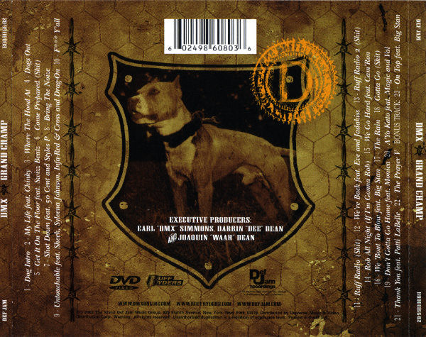 DMX ‎– Grand Champ 2 x CD VG+/VG+