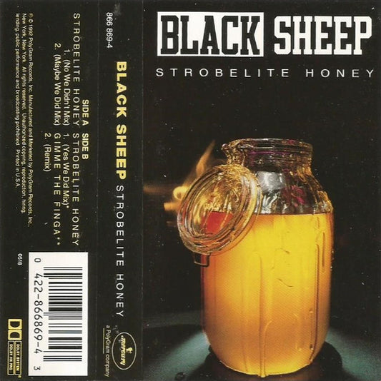 Black Sheep ‎– Strobelite Honey  Cassette, Maxi-Single