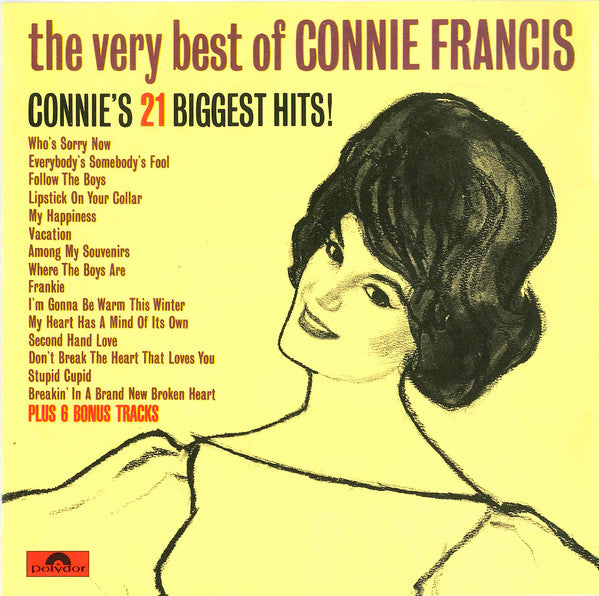 Connie Francis – The Very Best Of Connie Francis CD VG+/VG+