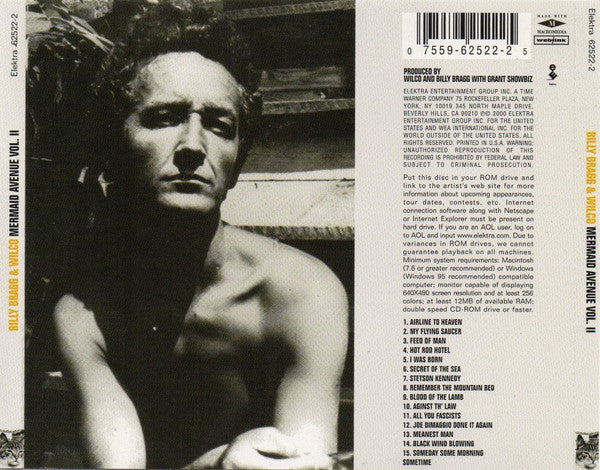 Billy Bragg & Wilco – Mermaid Avenue Vol. II CD VG+/VG+