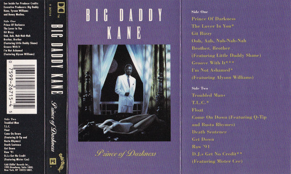 Big Daddy Kane ‎– Prince Of Darkness Cassette
