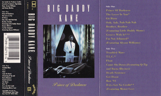 Big Daddy Kane ‎– Prince Of Darkness Cassette