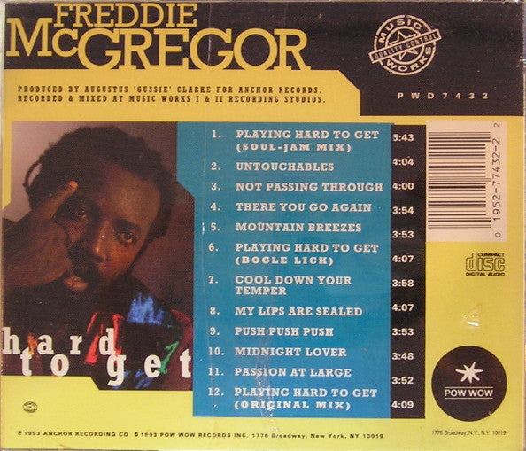 Freddie McGregor – Hard To Get CD VG+/VG+