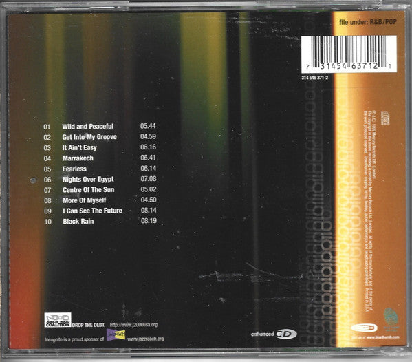 Incognito – No Time Like The Future CD VG/VG