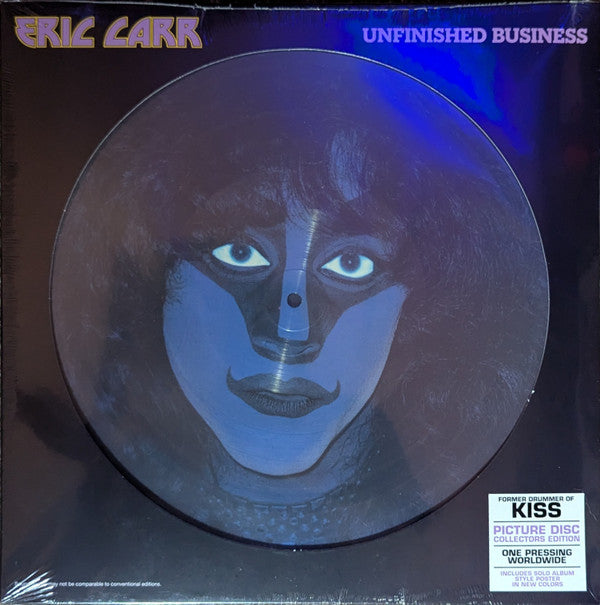 Eric Carr ‎– Unfinished Business Vinyl, LP, Picture Disc