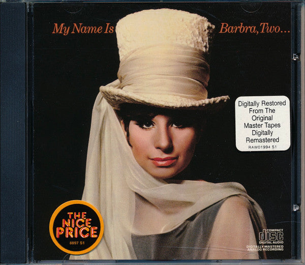 Barbra Streisand – My Name Is Barbra, Two... CD VG+/VG+