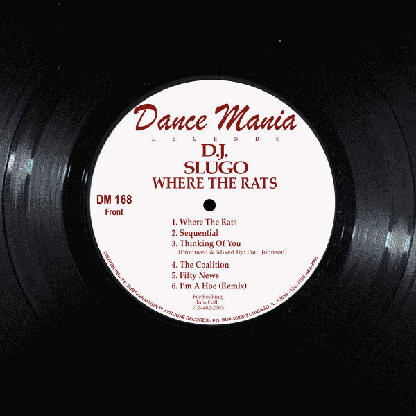 DJ Slugo ‎–Where The Rats 12" Vinyl LP