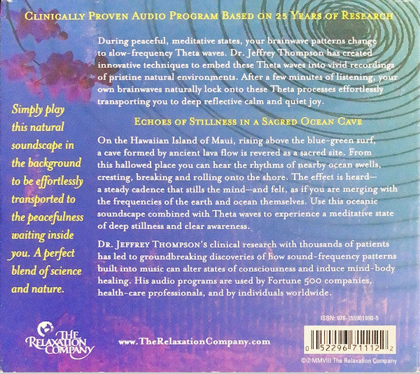 Dr. Jeffrey Thompson – Meditative Ocean (Timeless Pacific Surf With Theta Brainwaves) CD VG+/VG+