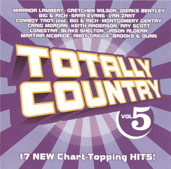 Various – Totally Country Vol. 5 CD VG+/VG+
