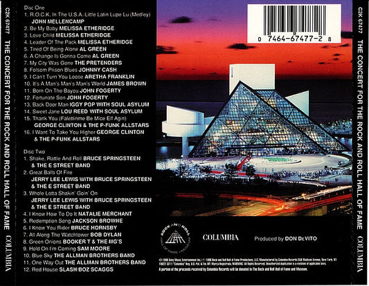 Various – The Concert For The Rock And Roll Hall Of Fame CD VG+/VG+