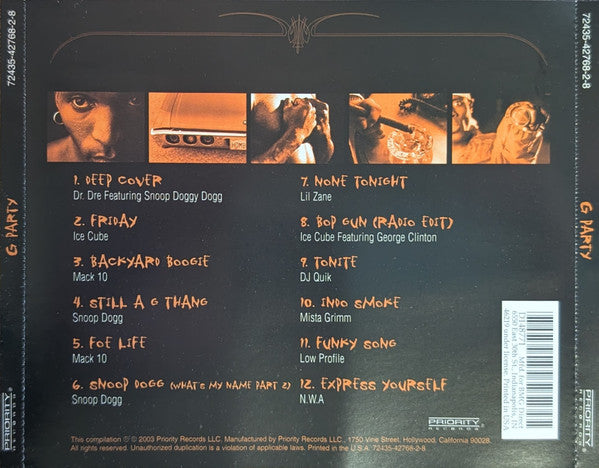 Various – G Party CD Mint Conditon