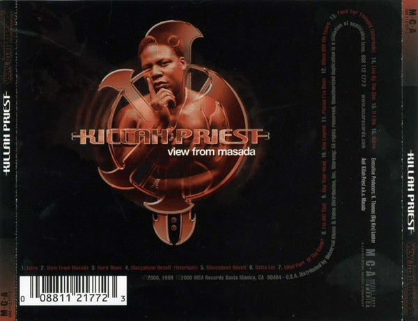 Killah Priest ‎– View From Masada CD Mint Condition