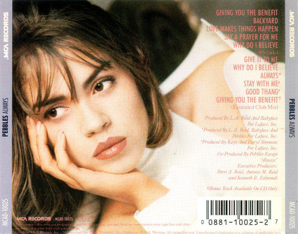 Pebbles – Always CD VG+/VG+