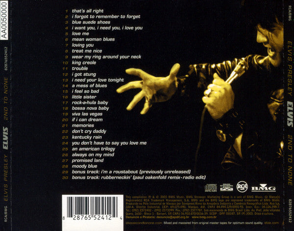 Elvis Presley – Elvis 2nd To None CD Mint Condition