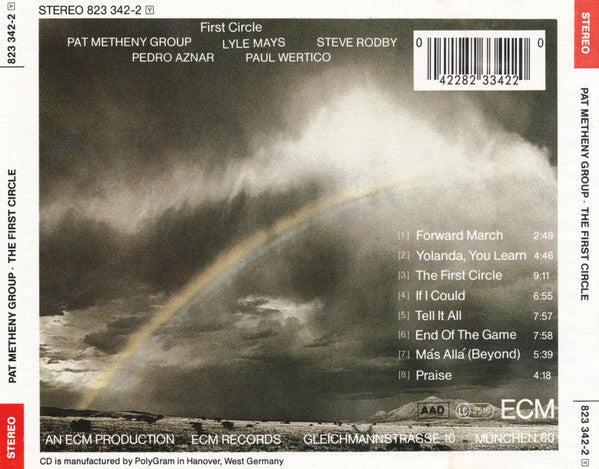 Pat Metheny Group – First Circle CD VD+/VG+