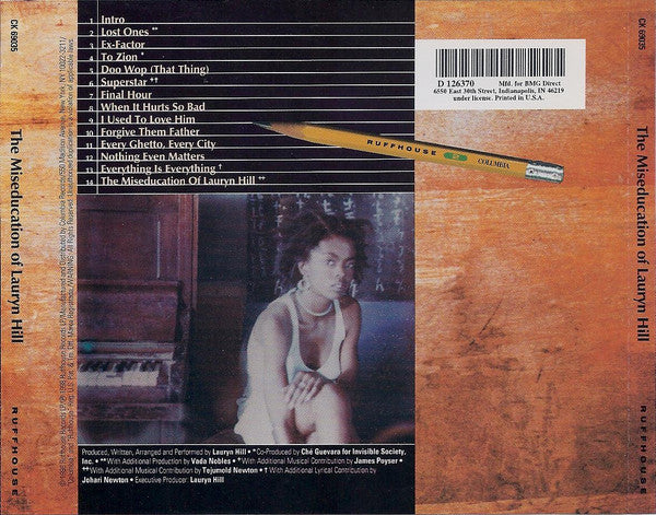 Lauryn Hill – The Miseducation Of Lauryn Hill CD VG+/VG+