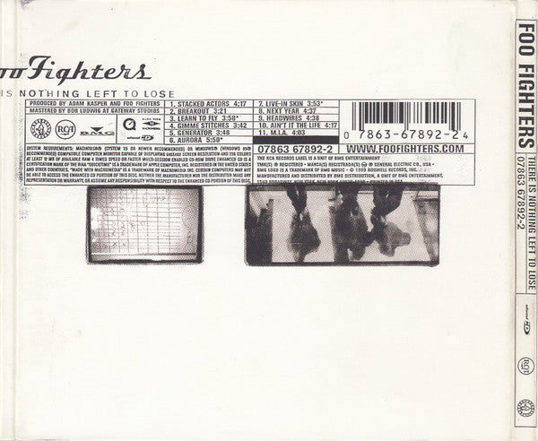 Foo Fighters – There Is Nothing Left To Lose CD VG/VG