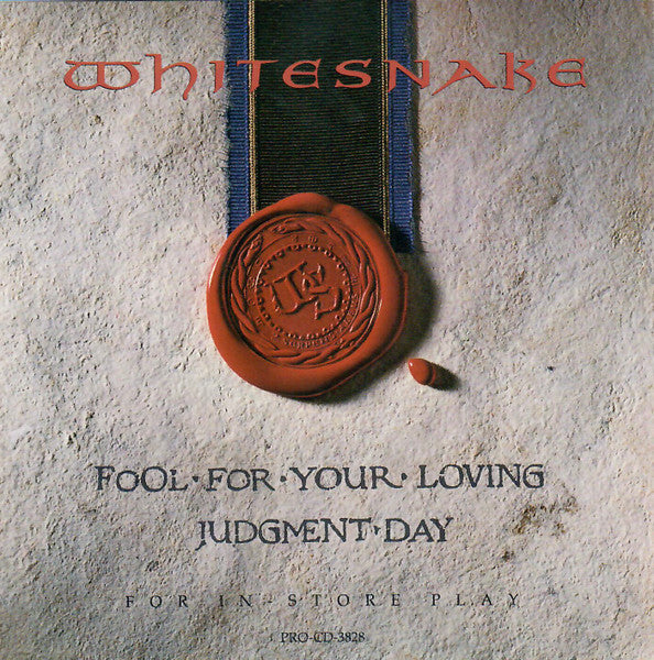Whitesnake – Fool For Your Loving / Judgment Day CD VG+/VG+