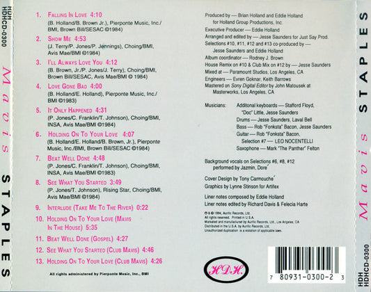 Mavis Staples – Mavis Staples CD Mint Condition