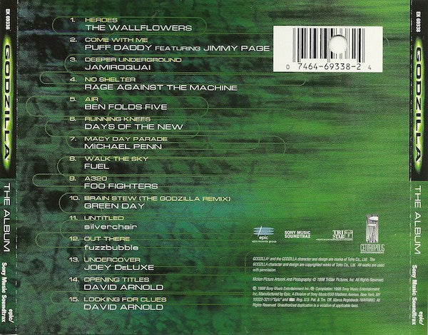 Various – Godzilla (The Album) CD VG+/VG+