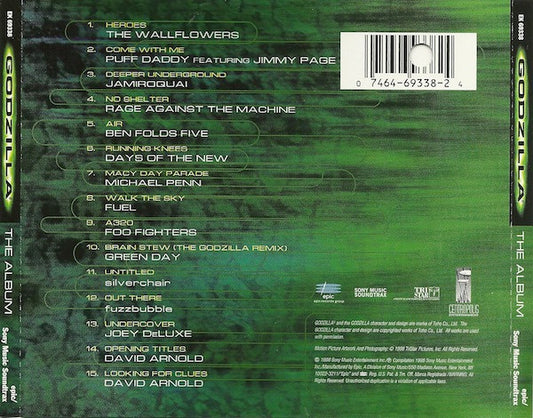 Various – Godzilla (The Album) CD VG+/VG+