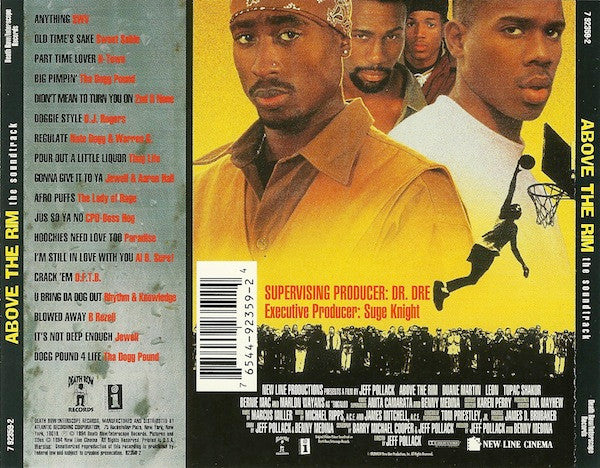 Various ‎– Above The Rim (The Soundtrack) CD VG+/VG+