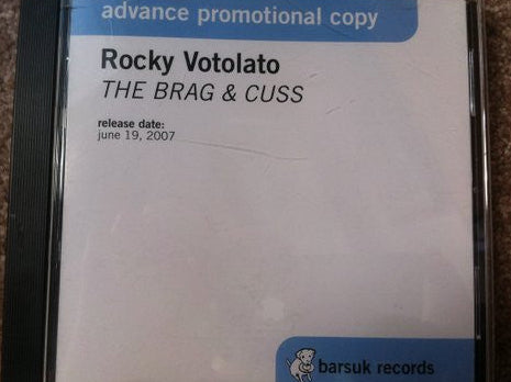Rocky Votolato ‎– The Brag And Cuss CD VG+/VG+