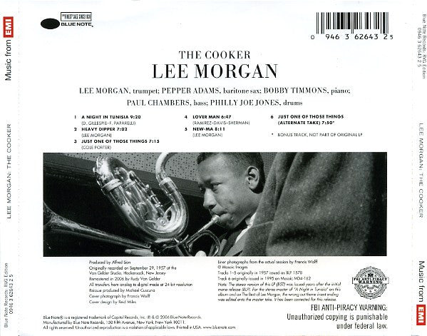 Lee Morgan – The Cooker CD VG+/VG+
