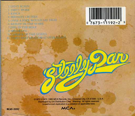 Steely Dan ‎– Can't Buy A Thrill CD VG+/VG+