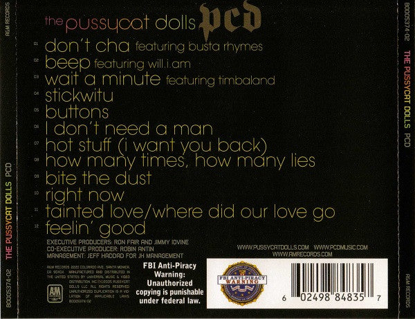 The Pussycat Dolls – PCD CD Mint Condition