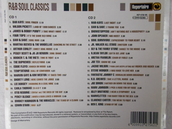 Various – R & B Soul Classics 2 x CD Mint Condition