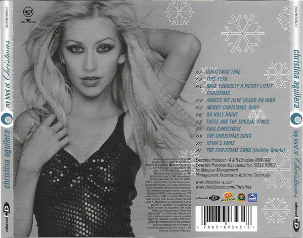 Christina Aguilera ‎– My Kind Of Christmas CD VG+/VG+