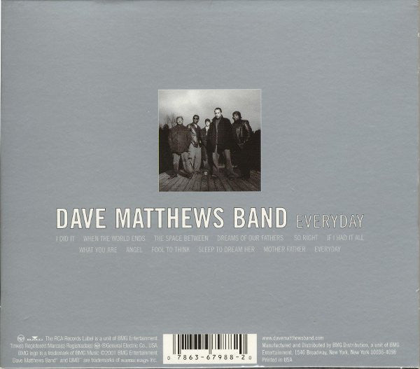 Dave Matthews Band – Everyday CD VG+/VG+