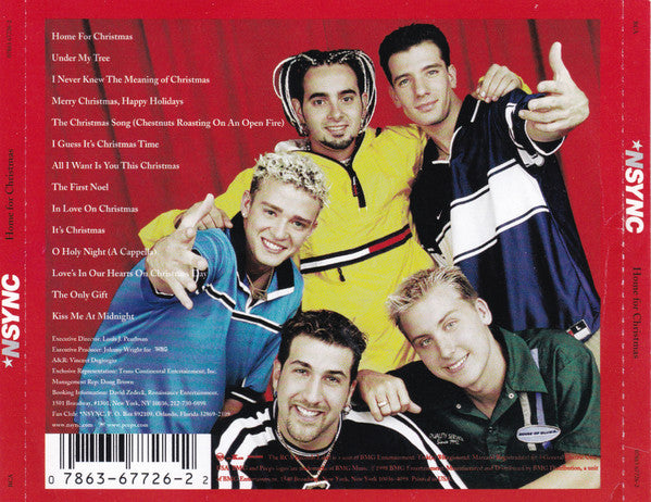 NSYNC ‎– Home For Christmas CD VG+/VG+