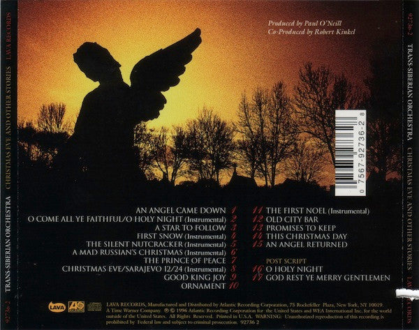 Trans-Siberian Orchestra ‎– Christmas Eve And Other Stories CD Mint Condition