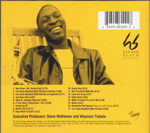 Mike Phillips – You Have Reached CD VG+/VG+