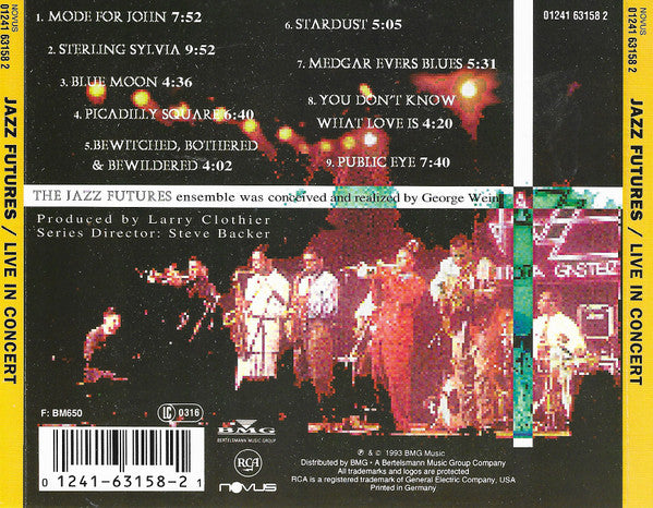 Jazz Futures – Live In Concert CD VG+/VG+