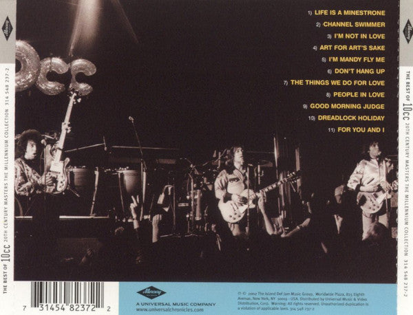 10cc – The Best Of 10cc CD VG+/VG+