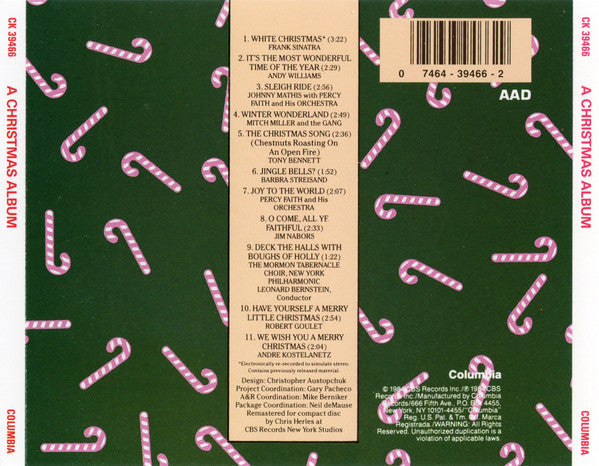 Various ‎– A Christmas Album CD Mint Condition