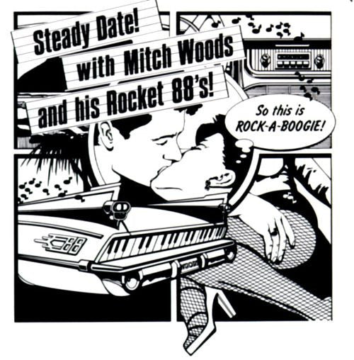Mitch Woods And His Rocket 88's – Steady Date CD VG+/VG+