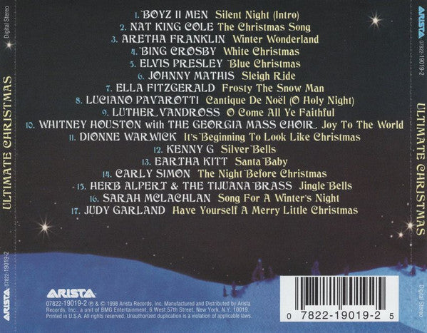 Various ‎– Ultimate Christmas CD Mint Condition