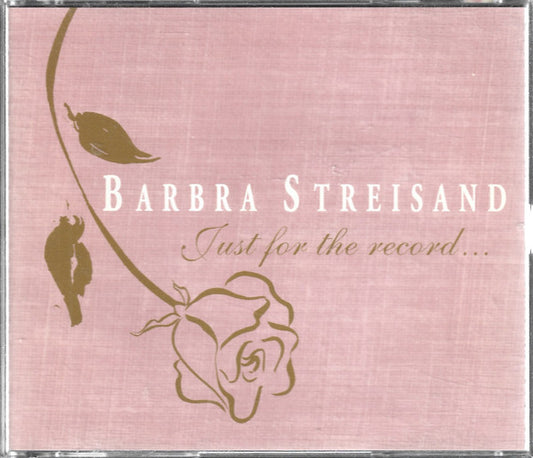 Barbra Streisand ‎– Just For The Record... 4 x CD Box Set