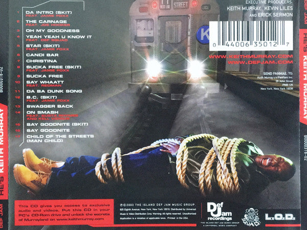 Keith Murray ‎– He's Keith Murray CD Mint Condition