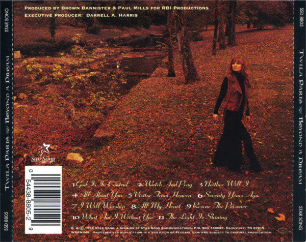 Twila Paris – Beyond A Dream CD Mint Condition