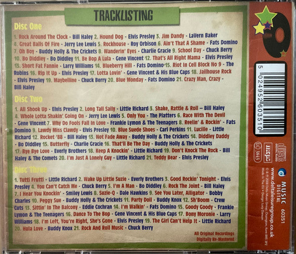 Various – Rock N Roll Roadshow 3 x CD Mint Condition