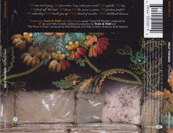 Nelly Furtado ‎– Folklore CD VG+/VG+