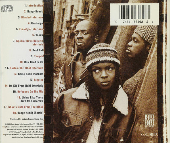 Fugees (Tranzlator Crew) ‎– Blunted On Reality CD VG+/VG+