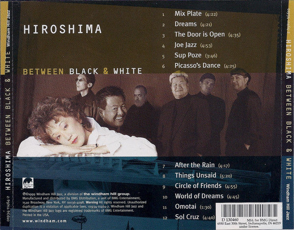 Hiroshima – Between Black & White Club Edition CD VG+/VG+