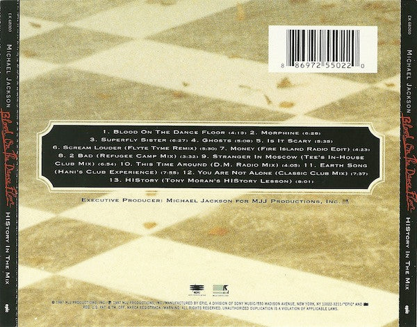 Michael Jackson – Blood On The Dance Floor: HIStory In The Mix CD Mint Condition